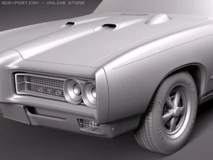 Pontiac GTO 1969 The Judge 3D Model