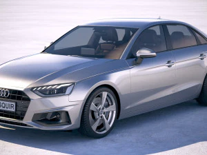 Audi A4 Limousine 2020 3D Modell