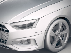 Audi A4 Sedan 2020 3D Модель