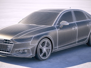 Audi A4 Sedan 2020 3D Модель