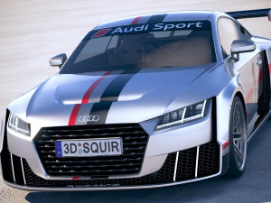 Audi TT RS Clubsport Turbo 2017 Modèle 3D