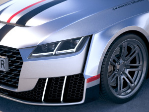 Audi TT RS Clubsport Turbo 2017 Modèle 3D