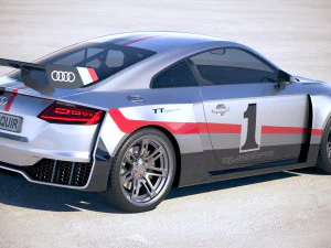 Audi TT RS Clubsport Turbo 2017 Modelo 3D