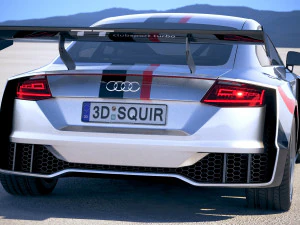 Audi TT RS Clubsport Turbo 2017 Modelo 3D