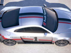 Audi TT RS Clubsport Turbo 2017 Modèle 3D