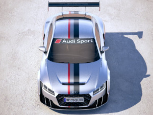 Audi TT RS Clubsport Turbo 2017 Modèle 3D