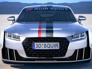 Audi TT RS Clubsport Turbo 2017 Modelo 3D