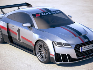Audi TT RS Clubsport Turbo 2017 Modèle 3D