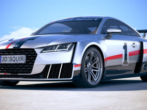 Audi TT RS Clubsport Turbo 2017 Modèle 3D