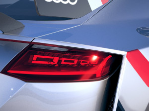 Audi TT RS Clubsport Turbo 2017 Modèle 3D