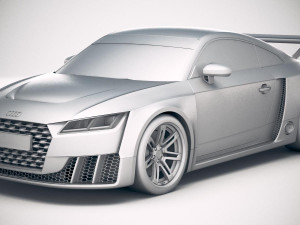 Audi TT RS Clubsport Turbo 2017 Modèle 3D
