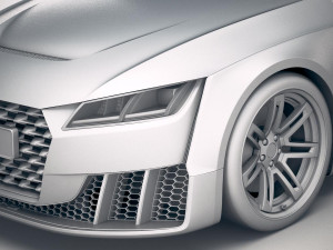 Audi TT RS Clubsport Turbo 2017 Modèle 3D