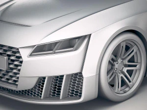 Audi TT RS Clubsport Turbo 2017 Modelo 3D