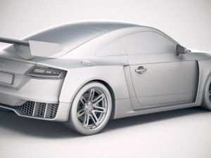 Audi TT RS Clubsport Turbo 2017 Modèle 3D