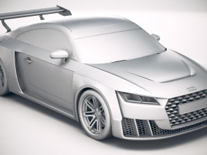 Audi TT RS Clubsport Turbo 2017 Modèle 3D