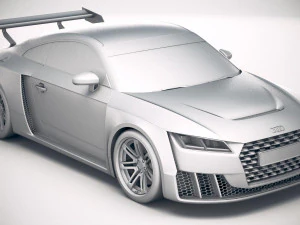 Audi TT RS Clubsport Turbo 2017 Modelo 3D