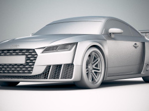Audi TT RS Clubsport Turbo 2017 Modèle 3D