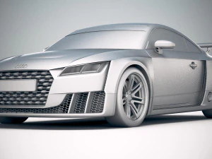 Audi TT RS Clubsport Turbo 2017 Modelo 3D