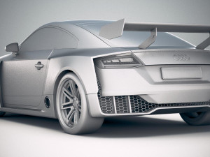 Audi TT RS Clubsport Turbo 2017 Modèle 3D