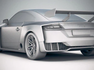 Audi TT RS Clubsport Turbo 2017 Modelo 3D