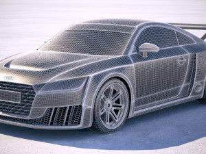 Audi TT RS Clubsport Turbo 2017 Modèle 3D