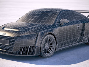 Audi TT RS Clubsport Turbo 2017 Modèle 3D