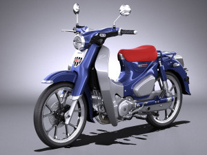 Honda Super Cub C125 2019 3D 模型