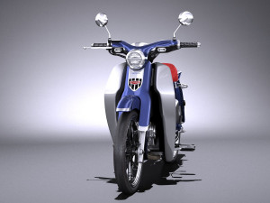 Honda Super Cub C125 2019 3D मॉडल
