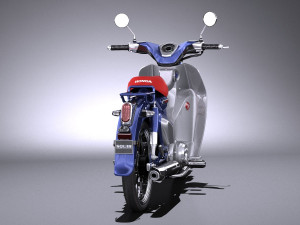 Honda Super Cub C125 2019 3D मॉडल