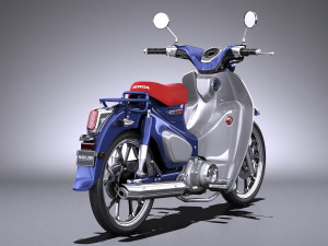 Honda Super Cub C125 2019 3D मॉडल