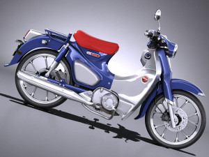Honda Super Cub C125 2019 3D मॉडल