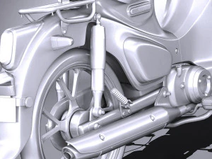 Honda Super Cub C125 2019 3D Model