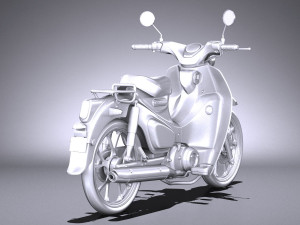 Honda Super Cub C125 2019 3D मॉडल