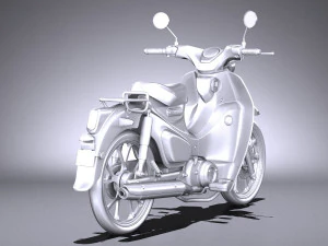 Honda Super Cub C125 2019 3D Model