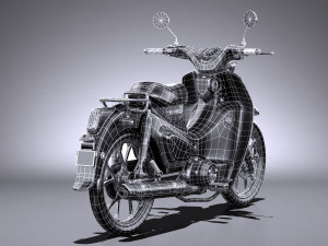 Honda Super Cub C125 2019 3D मॉडल