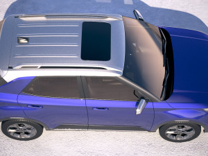Hyundai Venue 2020 Model 3D