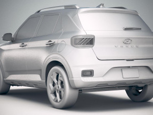 Hyundai Venue 2020 Model 3D
