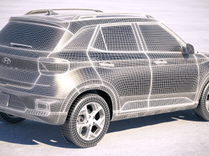 Hyundai Venue 2020 Model 3D