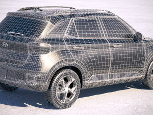 Hyundai Venue 2020 Model 3D