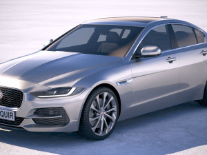 Jaguar XE 2020 3D Model