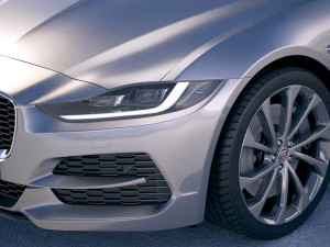 Jaguar XE 2020 3D Model