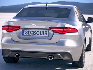 Jaguar XE 2020 3D Model