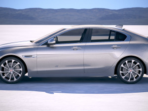 Jaguar XE 2020 3D Model