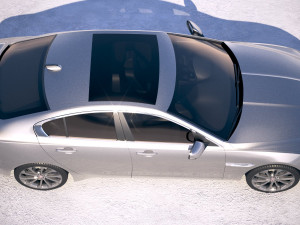 Jaguar XE 2020 3D Model