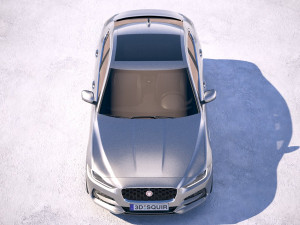 Jaguar XE 2020 3D Model