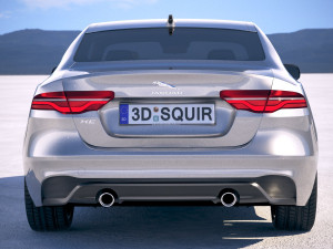 Jaguar XE 2020 3D Model