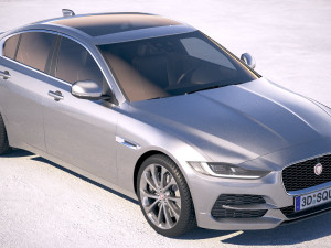 Jaguar XE 2020 3D Model