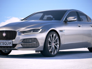 Jaguar XE 2020 3D Model