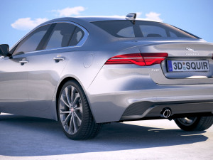 Jaguar XE 2020 3D Model