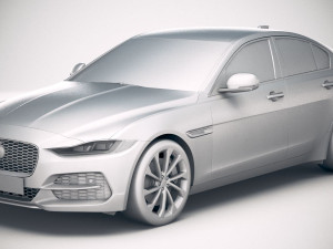 Jaguar XE 2020 3D Model